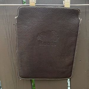 Roots Genuine Leather Tablet Sleeve